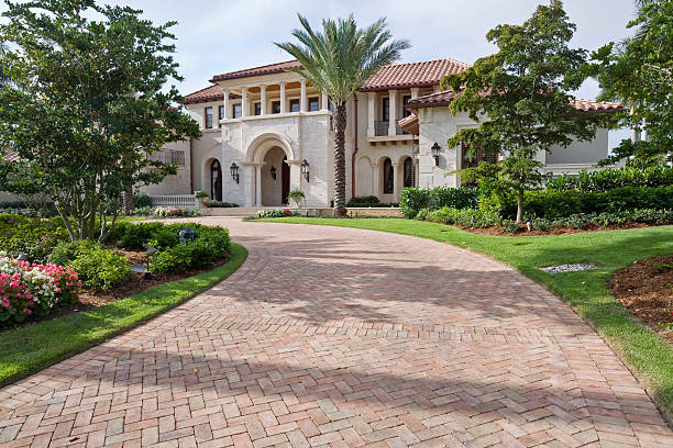 Commercial Driveway Pavers in Darien Downtown, CT